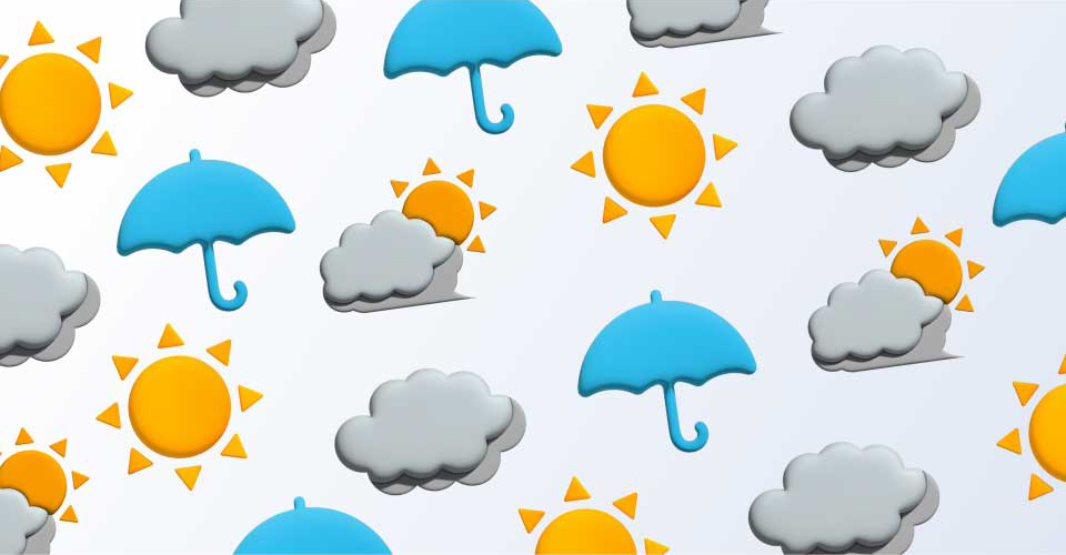 地場産業の景気天気図