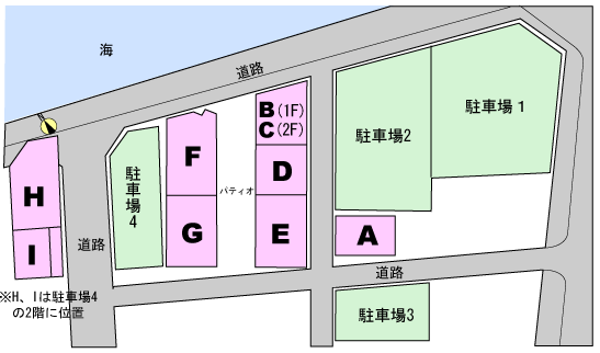 [ テナント配置図 ] 