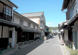 八日市・護国地区の町並み