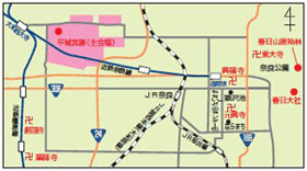 平城宮跡　周辺図