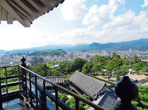 画像：天守からの眺め