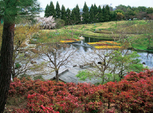 梅小路公園　朱雀の庭