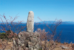 画像：藤原純友の記念碑から眺める風景